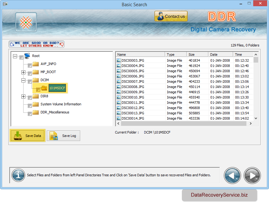 Save recovered files Save recovered files