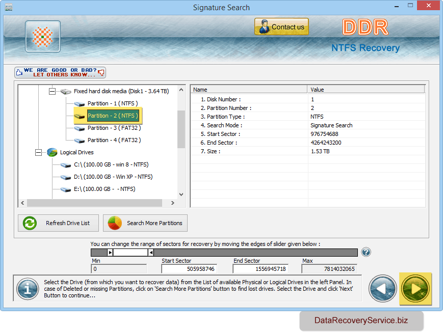 Select partition Select partition