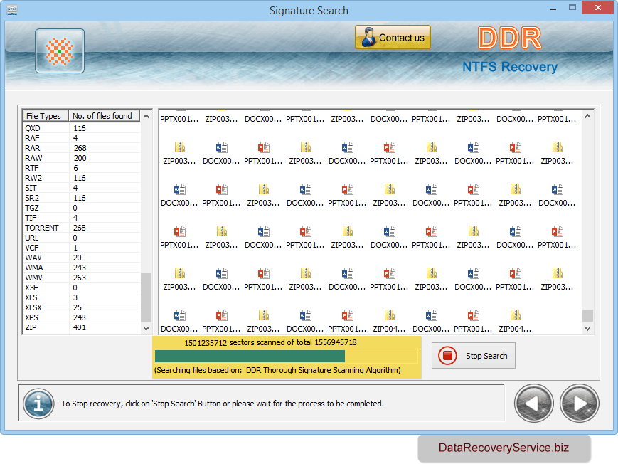 Files searching process is going on Files searching process is going on