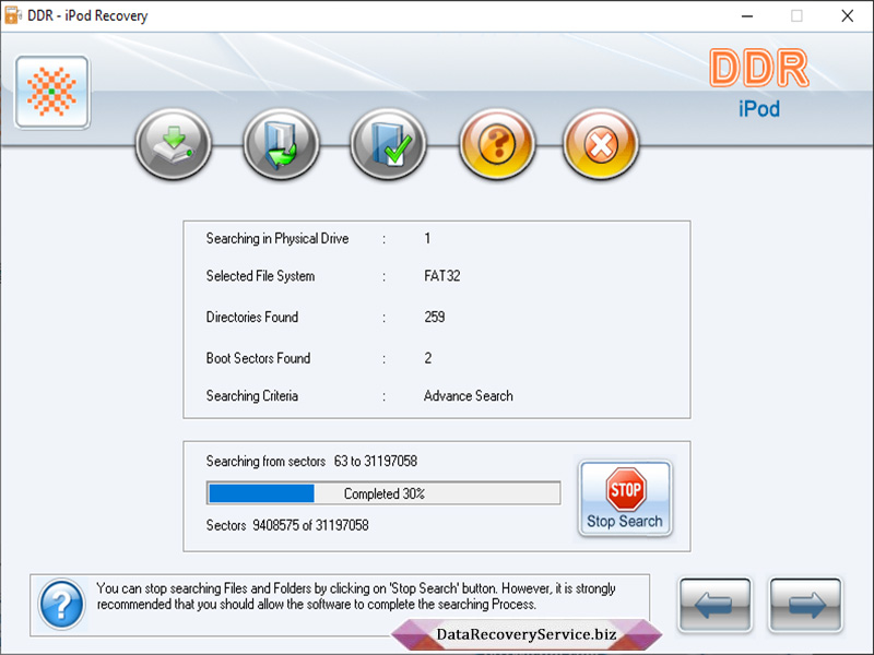 iPod Shuffle Repair Software screen shot