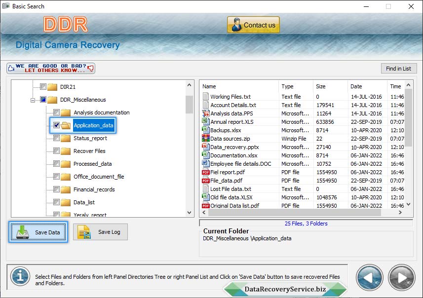 Save recovered files Save recovered files
