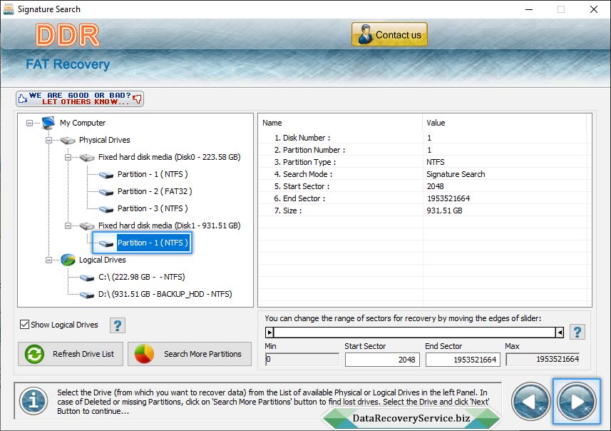 Select partition Select partition