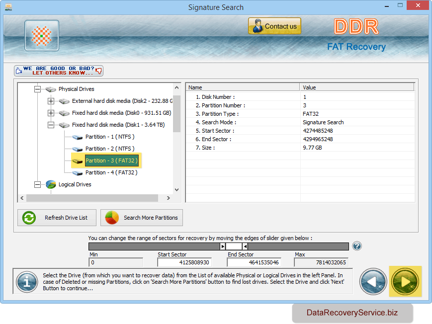 Select partition Select partition