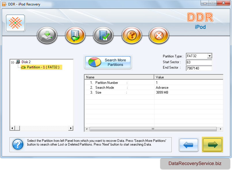 Select partition