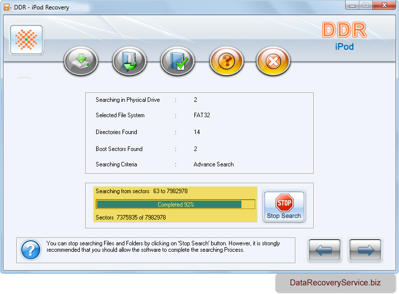 Data recovery is in progress Data recovery is in progress