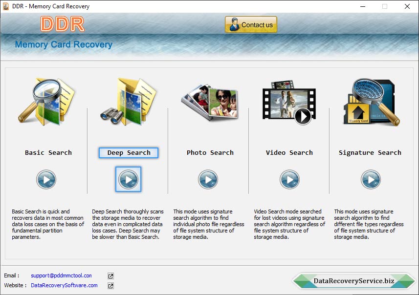 Select any one searching mode Select any one searching mode