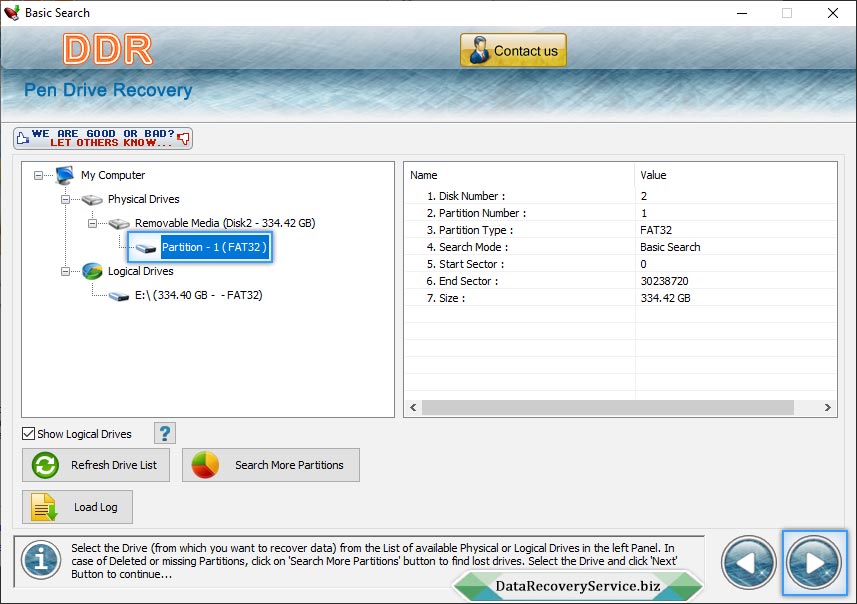 Select partition Select partition