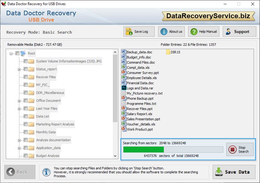 Files searching process is in progress Files searching process is in progress