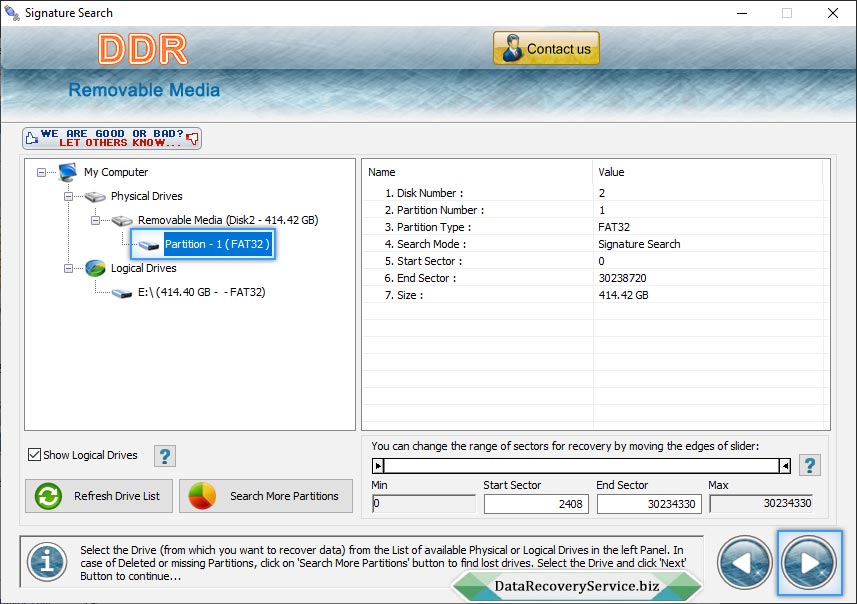 Select partition Select partition